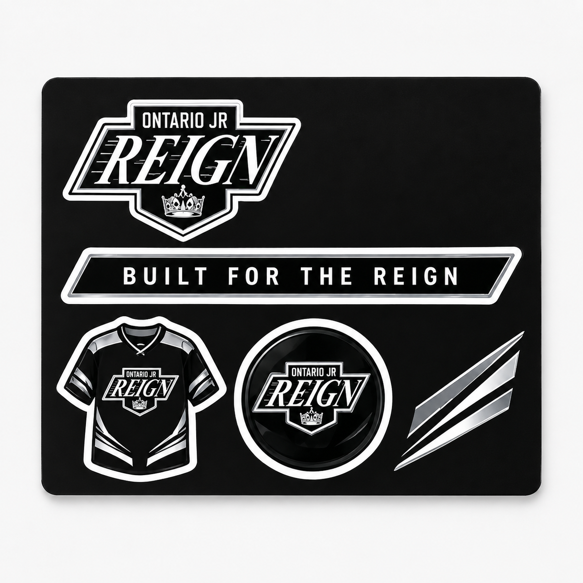 Ontario Jr Reign sticker pack